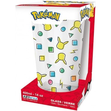 Vaso Pokemon Pikachu Pattern Cristal 400 ml