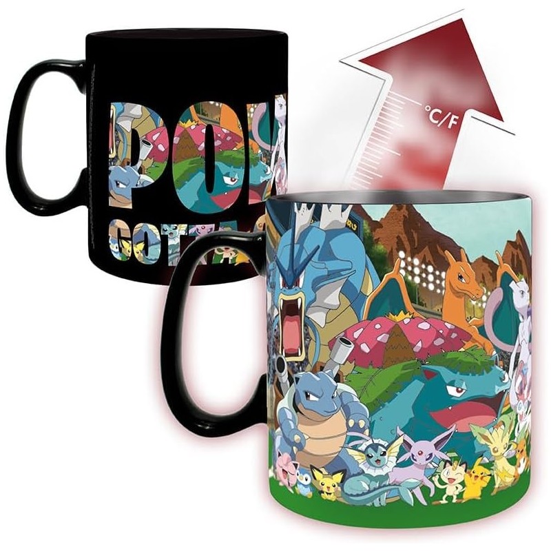 Taza Pokemon Gotta Catch'em all Térmica Cerámica 460 ml