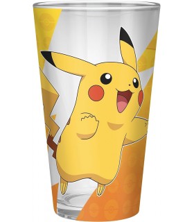 Vaso Pokemon Pikachu Foil Cristal 400 ml