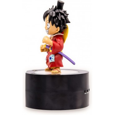 Despertador Con Luz Luffy One Piece 18 cms