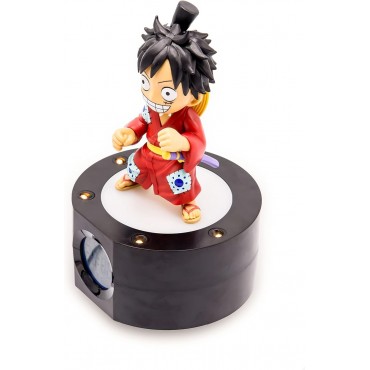 Despertador Con Luz Luffy One Piece 18 cms