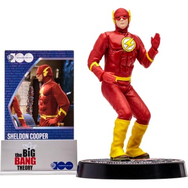 Figura Sheldon Cooper Flash Big Bang DC Edición Limitada 15 cms