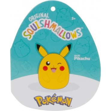Peluche Winking Pikachu Pokémon Squishmallows 35 cms