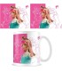 Taza Barbie Gafas De Sol Cerámica 320 mls