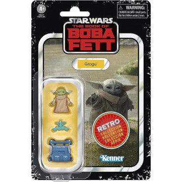 Figura Grogu Star Wars The Book Of Boba Fett Retro Articulada 4 cms