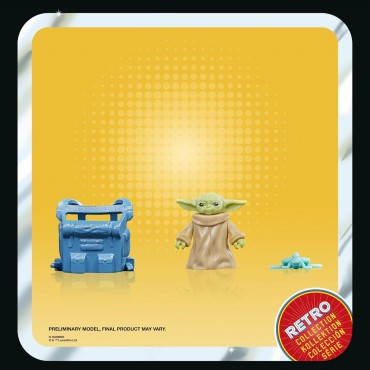 Figura Grogu Star Wars The Book Of Boba Fett Retro Articulada 4 cms