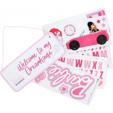 Letrero De Habitación Customizable Barbie 25 x 10 cms