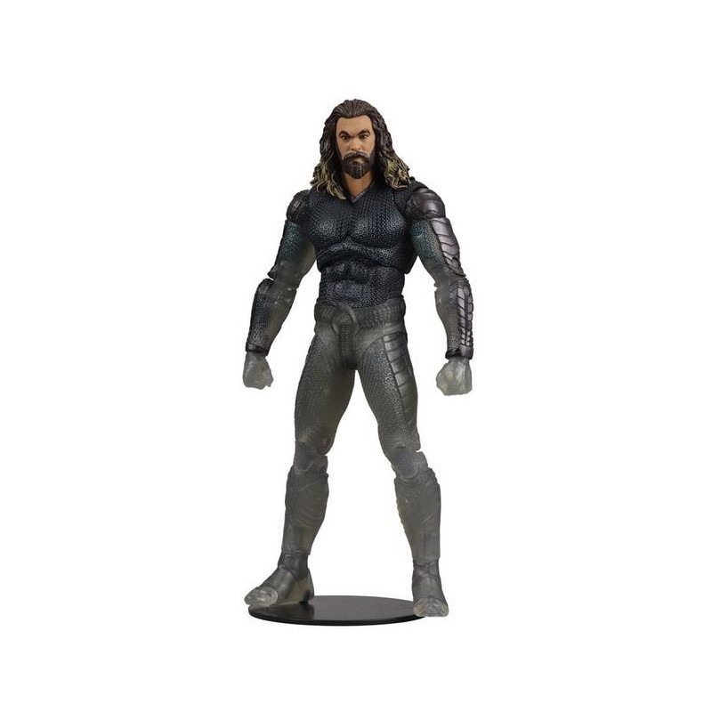 Figura Aquaman Stealth Suit Con Topo Aquaman Y El Reino Perdido Articulada 18 cms
