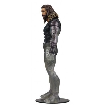 Figura Aquaman Stealth Suit Con Topo Aquaman Y El Reino Perdido Articulada 18 cms