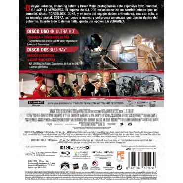 G.I. Joe 2 La Venganza (Retaliation) (Steelbook) (4K UHD + Blu-ray) [Blu-ray]
