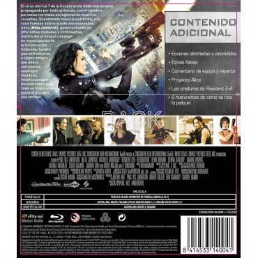 Resident Evil 5: Venganza (Ed. 2024) [Blu-ray] (2012) Resident Evil: Retribution
