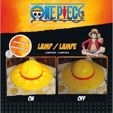 Lámpara Sombrero De Paja One Piece