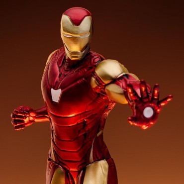 Lámpara Diorama Iron Man Volando Marvel 31 cms