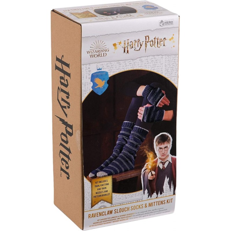 Kit Costura Calcetines Holgados Y Guantes Ravenclaw Harry Potter 