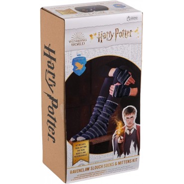 Kit Costura Calcetines Holgados Y Guantes Ravenclaw Harry Potter 