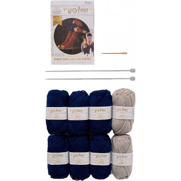 Kit Costura Calcetines Holgados Y Guantes Ravenclaw Harry Potter 
