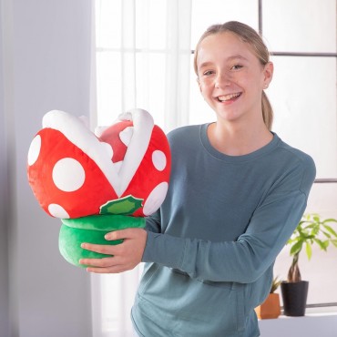 Peluche Mocchi Mocchi Planta Piraña Mario Kart Super Mario Bros 37 cms