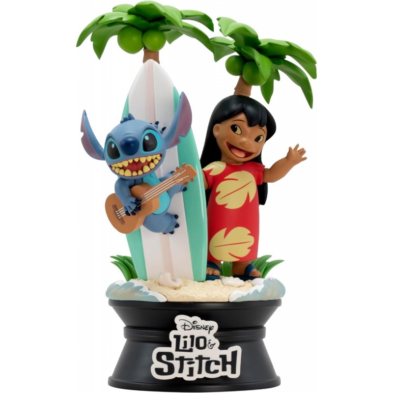 Figura Lilo & Stitch Con Tabla De Surf Disney 18 cms