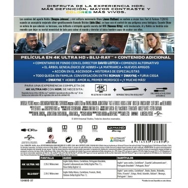 Fast & Furious: Hobbs & Shaw (4K Ultra-HD + BD) [Blu-ray]