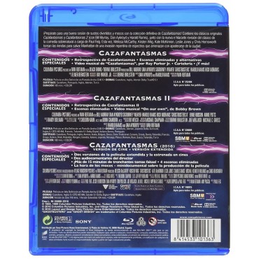 Cazafantasmas: Trilogía [Blu-ray]