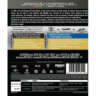 El precio del poder (4K UHD + BD) [Blu-ray]