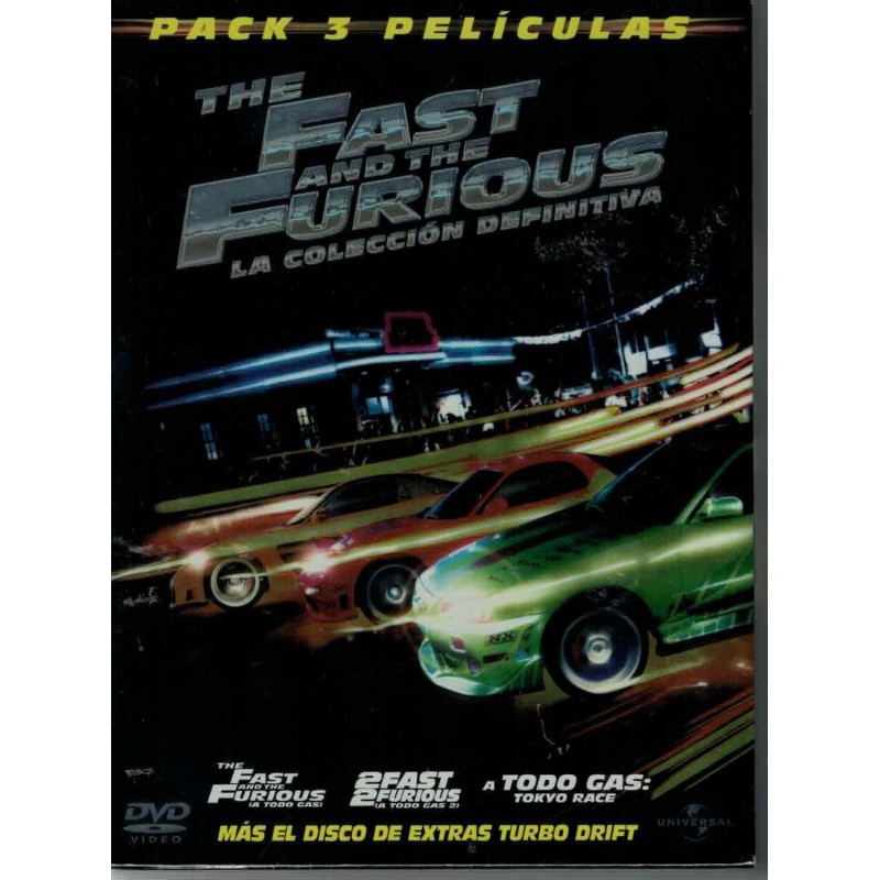 The Fast and The Furious Pack 3 DVD [DVD]