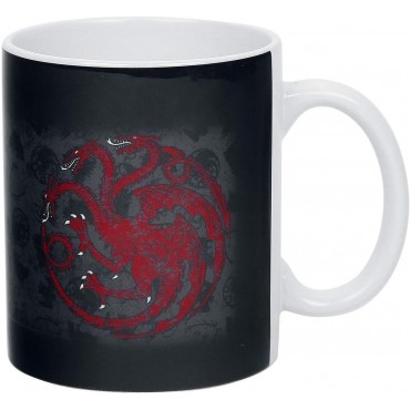 Taza Fire And Blood Juego De Tronos Game Of Thrones Cerámica 320 mls