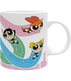 Taza Powerpuff Girls Las Supernenas Volando Cerámica 320 mls