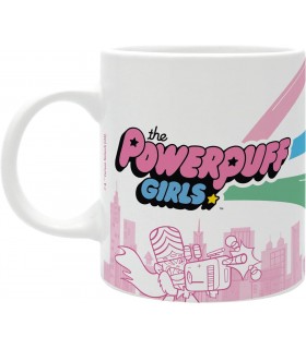 Taza Powerpuff Girls Las Supernenas Volando Cerámica 320 mls