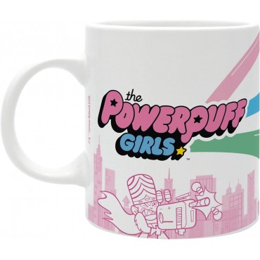 Taza Powerpuff Girls Las Supernenas Volando Cerámica 320 mls
