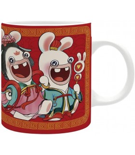 Taza Raving Rabbids The Lapins Cretins Año Nuevo Chino Cerámica 320 mls