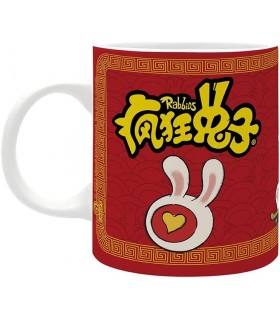 Taza Raving Rabbids The Lapins Cretins Año Nuevo Chino Cerámica 320 mls