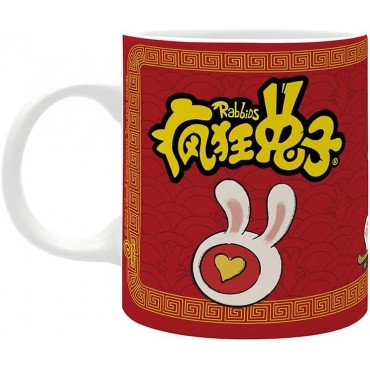 Taza Raving Rabbids The Lapins Cretins Año Nuevo Chino Cerámica 320 mls
