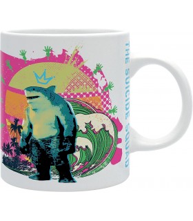 Taza Nom Nom King Shark Escuadrón Suicida DC Cerámica 320 mls