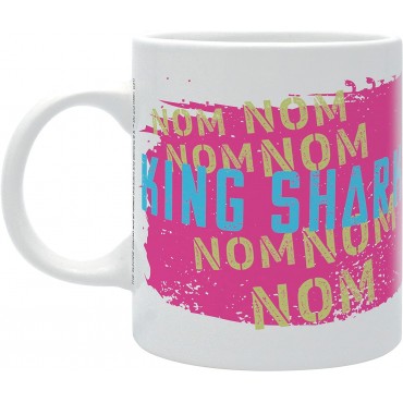 Taza Nom Nom King Shark Escuadrón Suicida DC Cerámica 320 mls