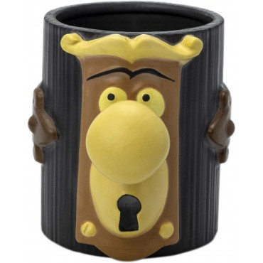 Taza 3D Pomo De Puerta Alicia En El País De Las Maravillas Disney Cerámica 500 mls