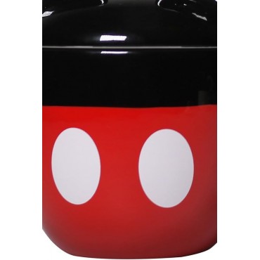 Taza 3D Con Tapa Cuerpo Mickey Mouse Disney 425 mls