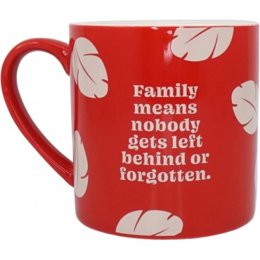 Taza Ohana Means Family Lilo & Stitch Bailando Disney Cerámica 310 mls