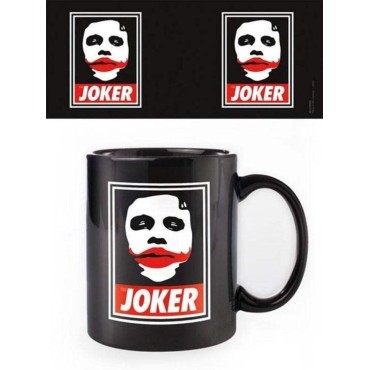 Taza Obey The Joker El Caballero Oscuro Batman DC Cerámica 320 mls