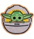 Felpudo Grogu En Cuna The Mandalorian Star Wars 55 x 50 cms