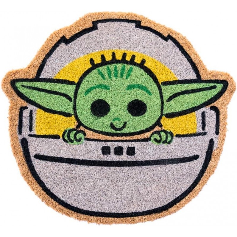 Felpudo Grogu En Cuna The Mandalorian Star Wars 55 x 50 cms