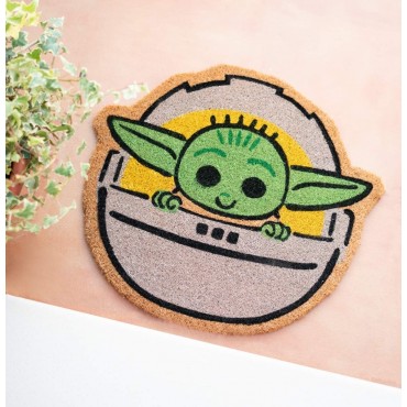 Felpudo Grogu En Cuna The Mandalorian Star Wars 55 x 50 cms