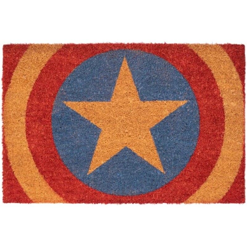Felpudo Escudo Capitán América Marvel 60 x 40 cms