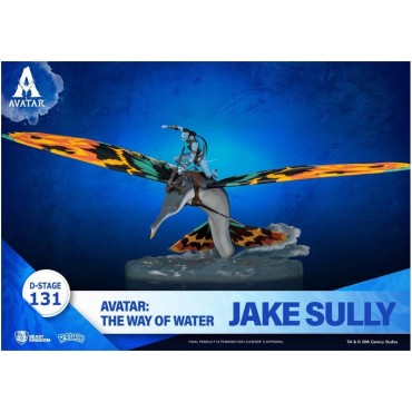 Figura Jake Sully Con Skimwing Avatar The Way Of Water Diorama 11 cms