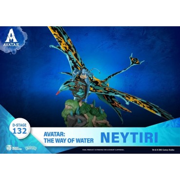 Figura Neytiri Y Banshee Avatar The Way Of Water Diorama 15 cms