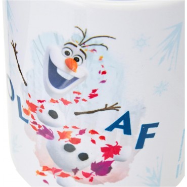 Taza Olaf Frozen II Disney Cerámica 320 mls