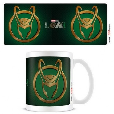 Taza Loki Casco Marvel Cerámica 315 mls