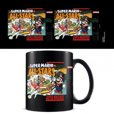 Taza All Stars Super Mario Bros Nintendo Cerámica 315 mls