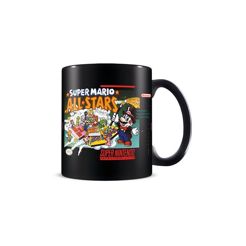 Taza All Stars Super Mario Bros Nintendo Cerámica 315 mls