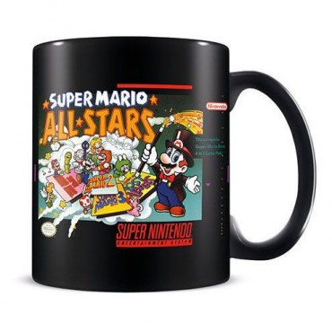 Taza All Stars Super Mario Bros Nintendo Cerámica 315 mls